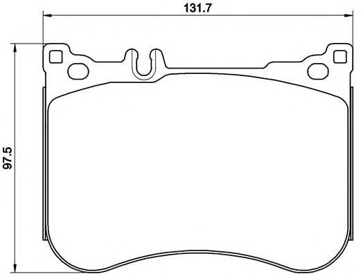 Передние тормозные колодки P50114 BREMBO