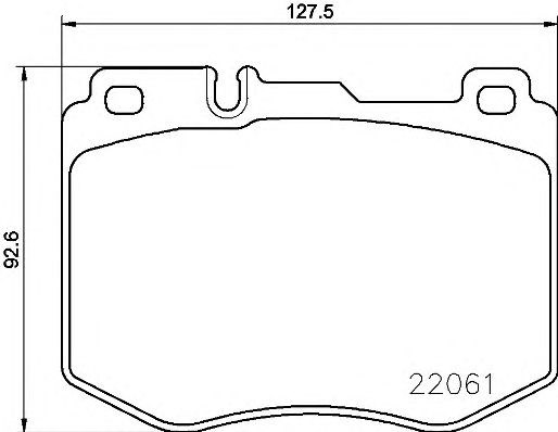Передние тормозные колодки P50120 BREMBO