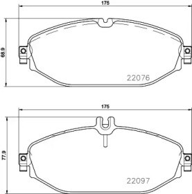 P50124 BREMBO Колодки тормозные передние дисковые купить в Харьков