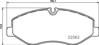 Колодки P50129 BREMBO