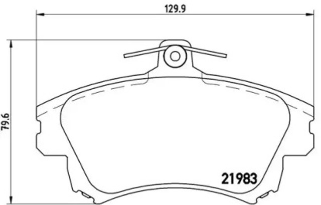 Колодки P54036 BREMBO