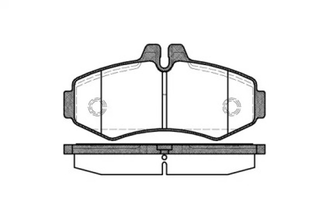 Колодки передние P601300 WOKING