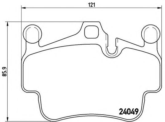 Колодки P65014 BREMBO