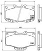 Колодки тормозные P83009 BREMBO