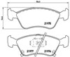 Колодки передние P83041 BREMBO