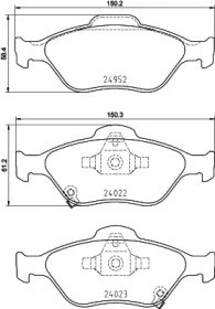 Колодки P83159 BREMBO