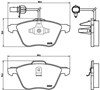 Колодки тормозные передние дисковые P85061 BREMBO