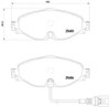 Колодки тормозные P85126 BREMBO