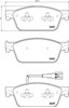 Колодки передние P85141 BREMBO