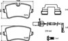 Колодки на тормоз задний дисковый P85150 BREMBO