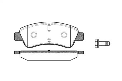 Колодки передние P940310 WOKING