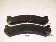 Колодки тормозные дисковые комплект PA009AF JAPANPARTS