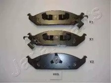 Колодки PA093AF JAPANPARTS