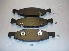 Колодки тормозные PA097AF JAPANPARTS