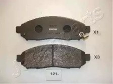 Колодки PA121AF JAPANPARTS