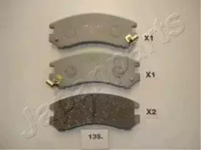 Колодки передние PA135AF JAPANPARTS