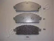 Колодки PA154AF JAPANPARTS