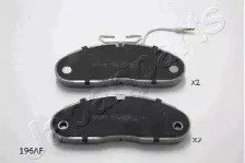 Передние тормозные колодки PA196AF JAPANPARTS