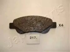 JAPANPARTS PA217AF Передние тормозные колодки в наличии Павлоград