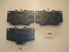 Колодки передние PA254AF JAPANPARTS