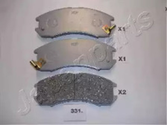 Колодки тормозные дисковые комплект PA331AF JAPANPARTS