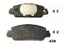 JAPANPARTS PA438AF Передние тормозные колодки в наличии Николаев