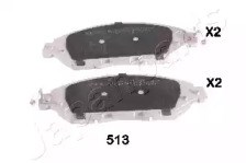 Колодки тормозные передние дисковые PA513AF JAPANPARTS