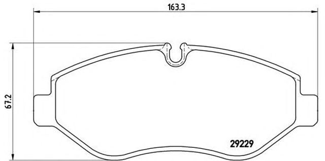 Колодки тормозные PA6026 BREMBO
