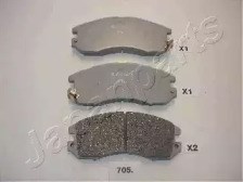 Колодки тормозные передние дисковые PA705AF JAPANPARTS