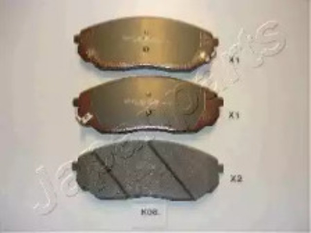 Колодки тормозные PAK08AF JAPANPARTS