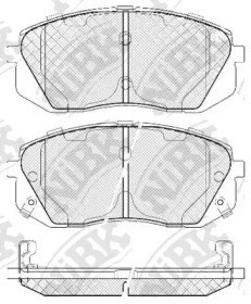 PN0052 NIBK Колодки тормозные передние дисковые купить в Одесса