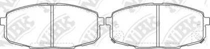 PN0373 Колодки тормозные передние дисковые купить Николаев