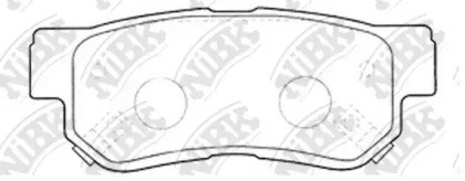 Колодки дисковые  PN0539 NIBK
