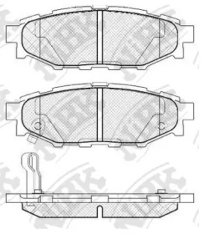 PN7501 Задние тормозные колодки купить Кривой Рог