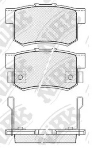 PN8397 Колодки тормозные задние дисковые купить Днепр