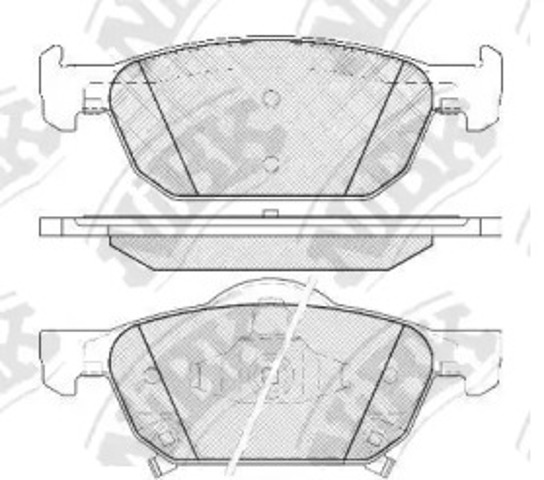 Колодки PN8863 NIBK