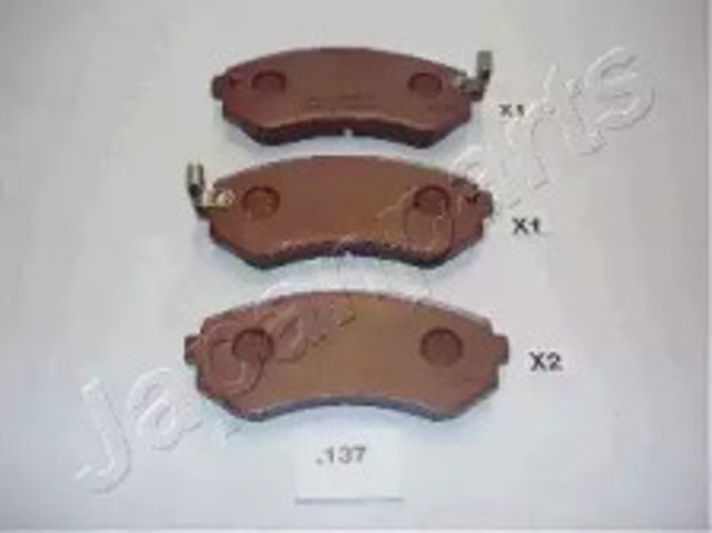Колодки тормозные дисковые комплект PP137AF JAPANPARTS