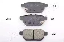 PP214AF JAPANPARTS Колодки тормозные задние дисковые купить в Ровно