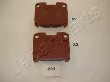 Колодки тормозные дисковые комплект PP294AF JAPANPARTS