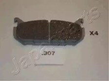 Колодки дисковые  PP307AF JAPANPARTS
