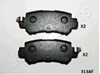 Колодки тормозные дисковые комплект PP313AF JAPANPARTS