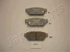 Задние колодки PP504AF JAPANPARTS