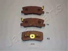 Задние тормозные колодки PP505AF JAPANPARTS