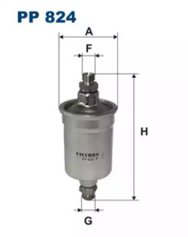 Фильтр топлива PP824 FILTRON