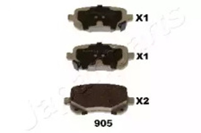 JAPANPARTS PP905AF Колодки тормозные задние дисковые в наличии Павлоград