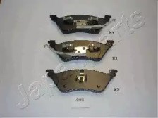 Колодки гальмові задні, дискові PP993AF Japan Parts