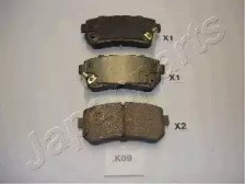 Задние колодки PPK09AF JAPANPARTS