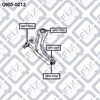 Сайлентблок нижнего рычага передней подвески Q0050212 Q-FIX
