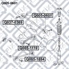 Сайлентблок задней продольной тяги Q0050601 Q-FIX