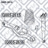 Полиуретановый сайлентблок заднего нижнего рычага Q0052616 Q-FIX